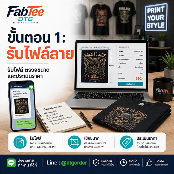 ขั้นตอน รับไฟล์
